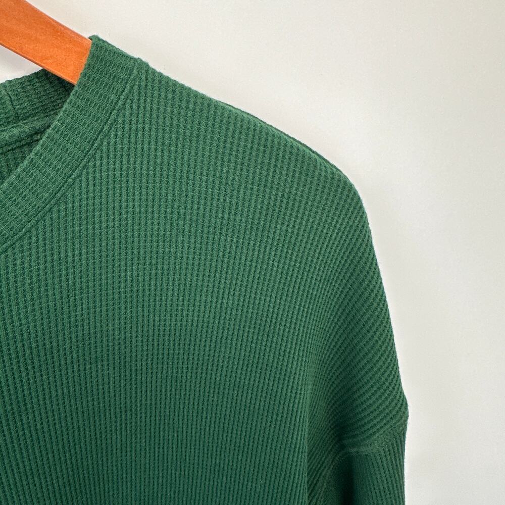 J. Jill Green Long Sleeve Thermal Tunic Shirt // S - Picture 4 of 8